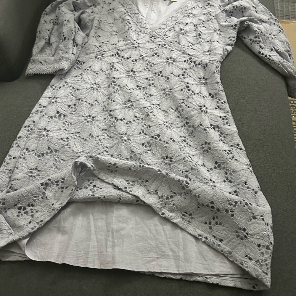 Michael Kors grey lace dress. NWOT; new without tag, NEVER worn! - Picture 6 of 8